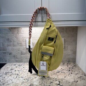 Yellow Women Backpack by unbun2bag